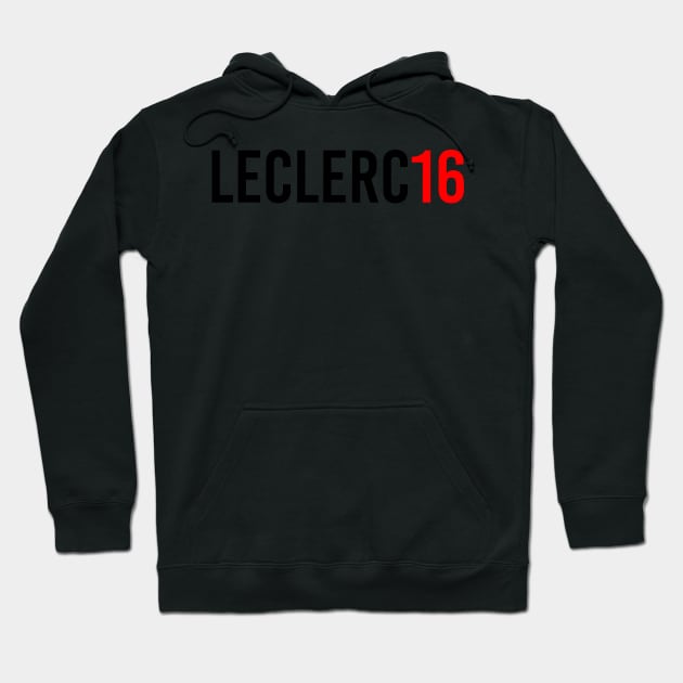 Charles Leclerc 16 Design Hoodie by GreazyL